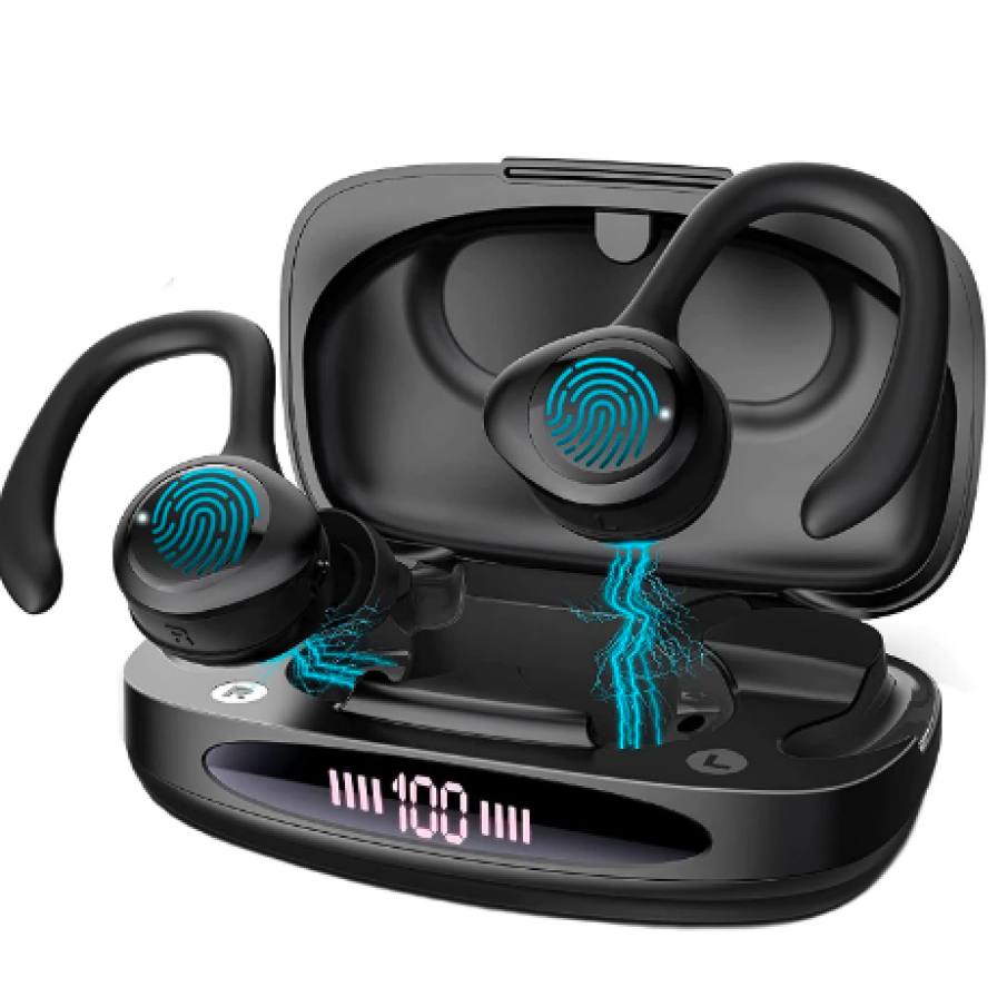 Căști wireless audio, GO4FIT®, model GS17, Bluetooth 5.1, Control prin Atingere