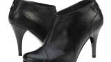 Botine negre cu toc subtire