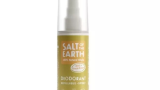 Deodorant natural spray cu neroli & floare de portocal, de 100ml, Salt of the Earth. Are un efect de durată împotriva mirosului neplăcut de transpirație și conține ingrediente 100% naturale, incluzând aloe vera calmantă și magneziu.