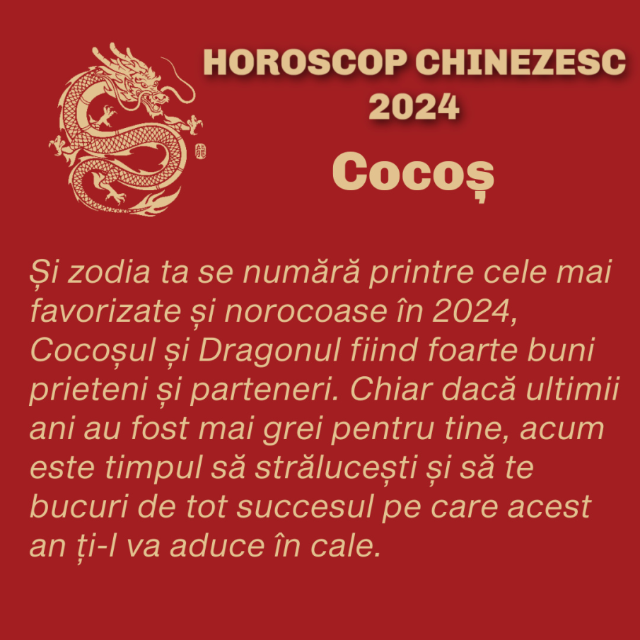 Horoscop Chinezesc 2024