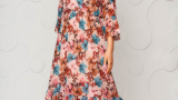 Rochie maxi cu imprimeu floral 