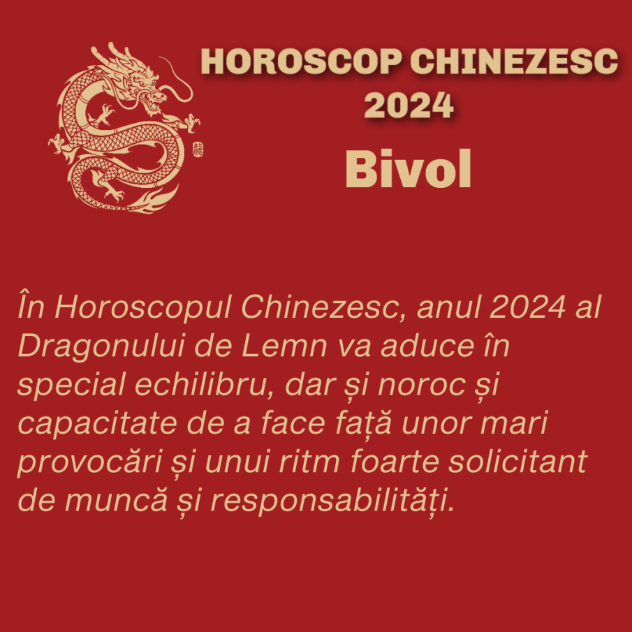  Horoscop Chinezesc 2024