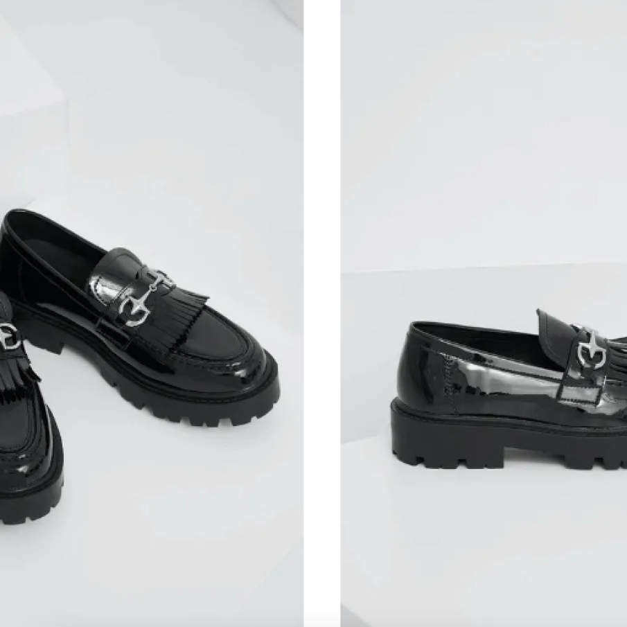 Answear Lab mocasini femei, culoarea negru, cu toc plat