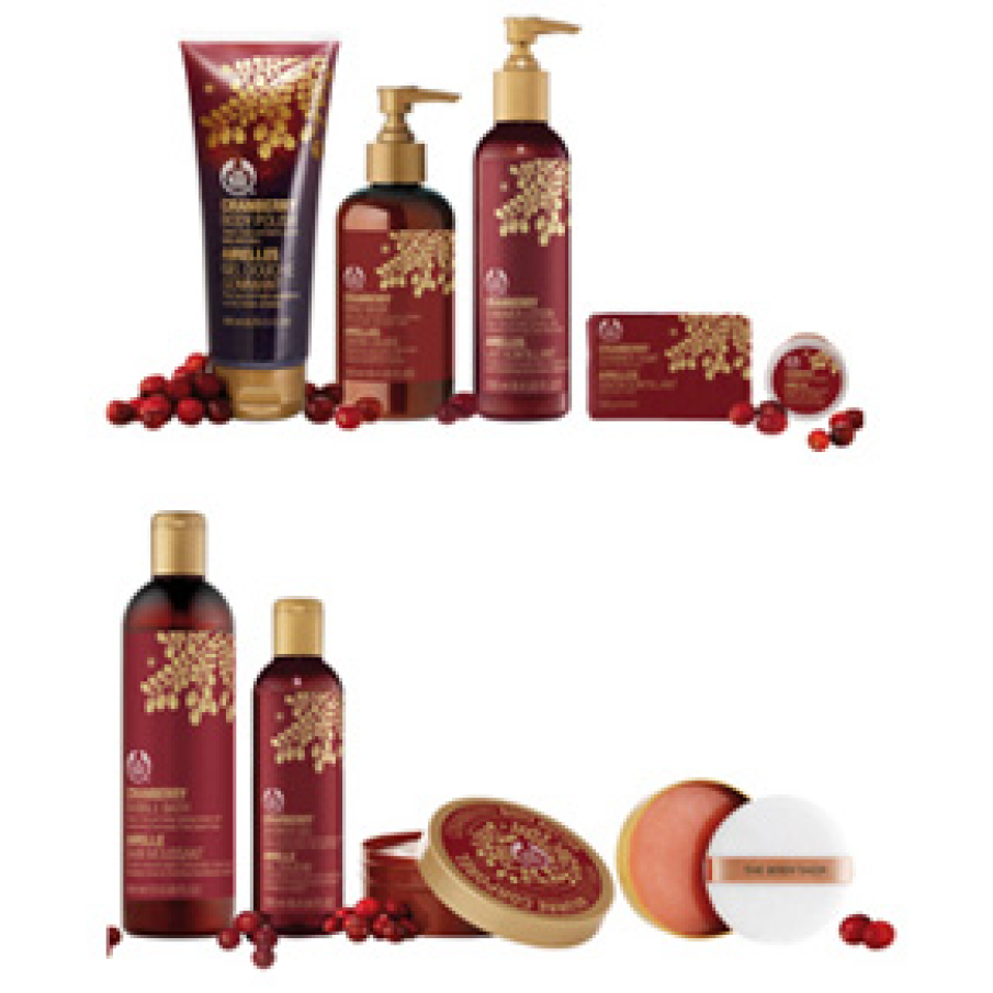 Gama Cranberry de la the Body Shop