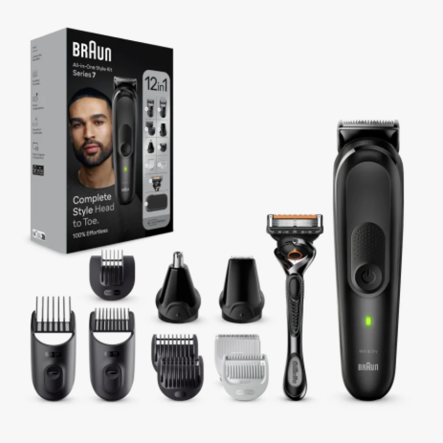 Braun All-In-One Series MGK7460 set de styling pentru păr, barbă și corp