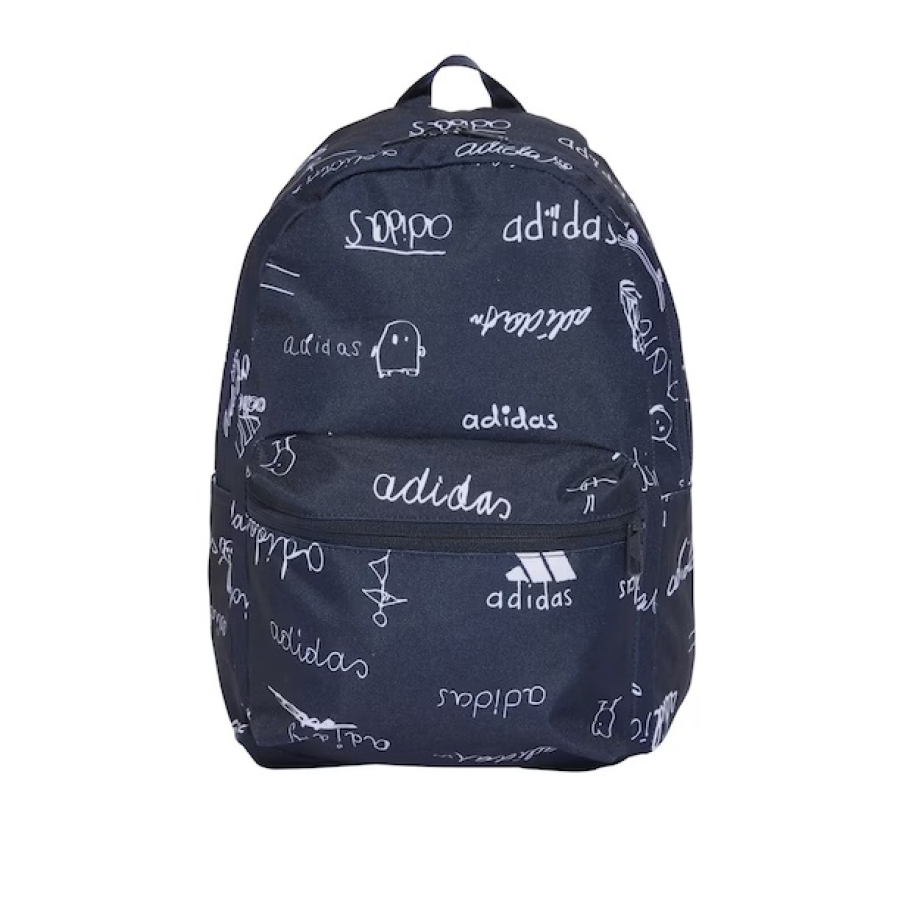 Rucsac universal pentru copii de la adidas, în nuanță de bleumarin, cu imprimeu grafic 