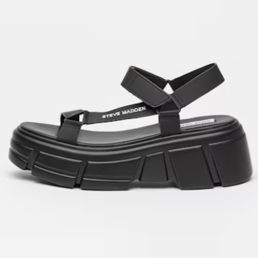 Steve Madden Sandale cu talpă wedge și închidere velcro Assertive