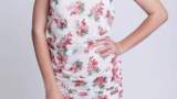 Rochie scurta cu imprimeu floral