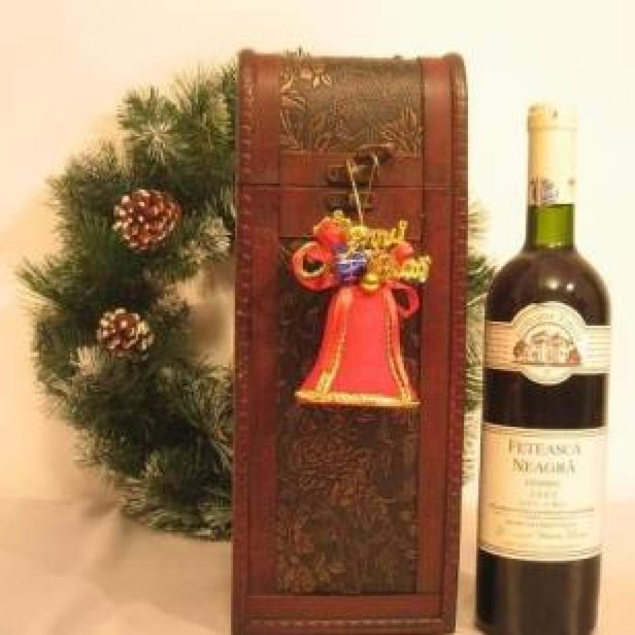  Cos Cadou Craciun Wine Box