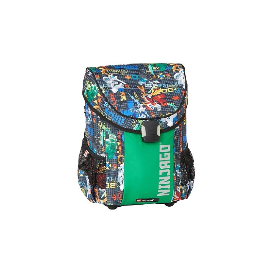 Ghiozdan pentru copii LEGO Ninjago Prime Empire Easy cu volum de 18 l și greutate de 790 g. Are spatele cu formă ergonomică și curele de umăr reglabile