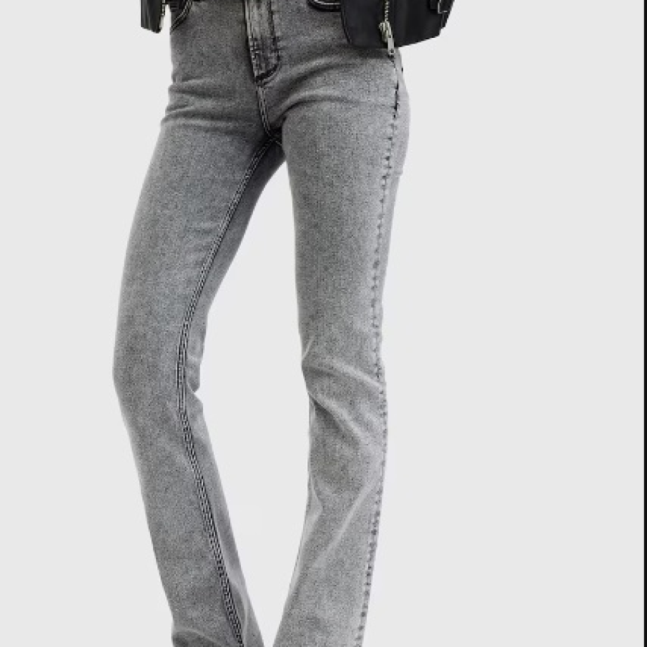 Blugi în stil bootcut, slim fit, by AllSaints, cu talie înaltă și picior mulat  